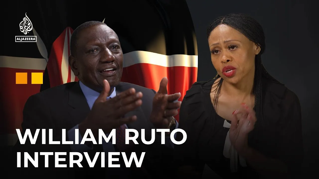 President William Ruto interviewed for Al Jazeera