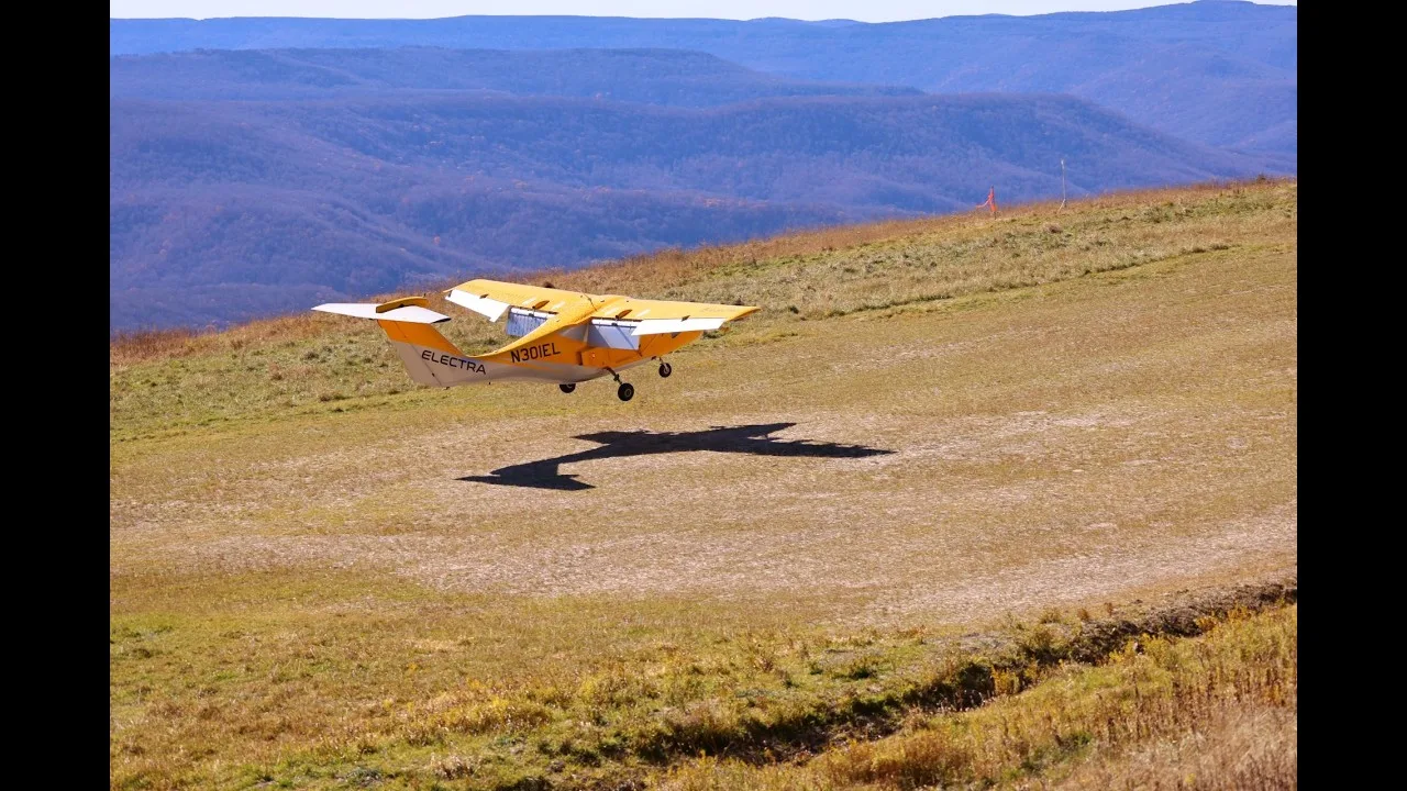 Electra and Direct Aviation mountaintop flights film